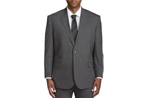 DXL Synrgy Big and Tall Performance Stretch Suit Jacket, Grey