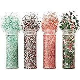 Wilton Traditional Mix Holiday Sprinkles Mega Set of 4, 19.3 oz, Red, Green and White