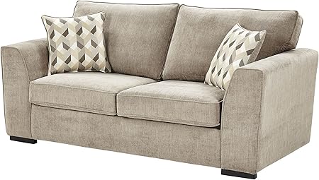Tesco New Boston Fabric Medium 2 Seater Sofa Bed Taupe Amazon