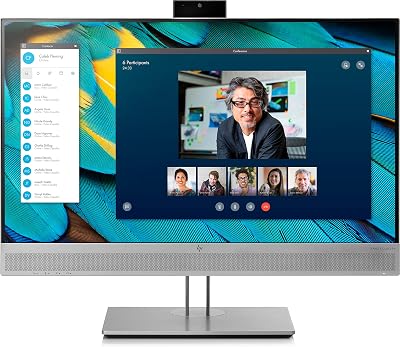HP EliteDisplay E243m 23.8" Full HD 1920x1080 LED Monitor Black Silver