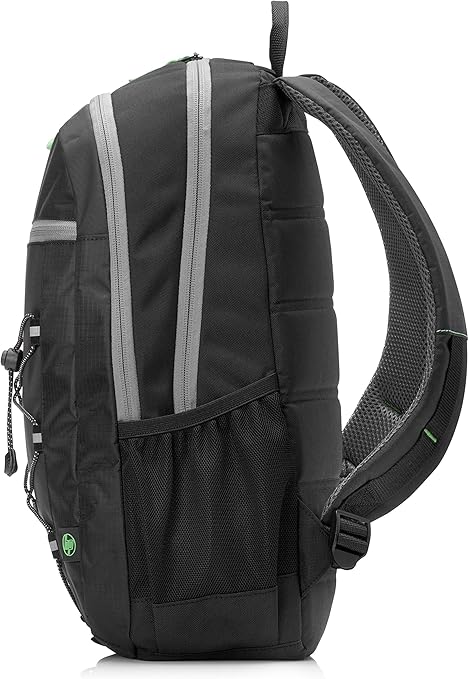 Amazon Com Hp 15 Inch Laptop Sport Backpack Black Green Computers Accessories