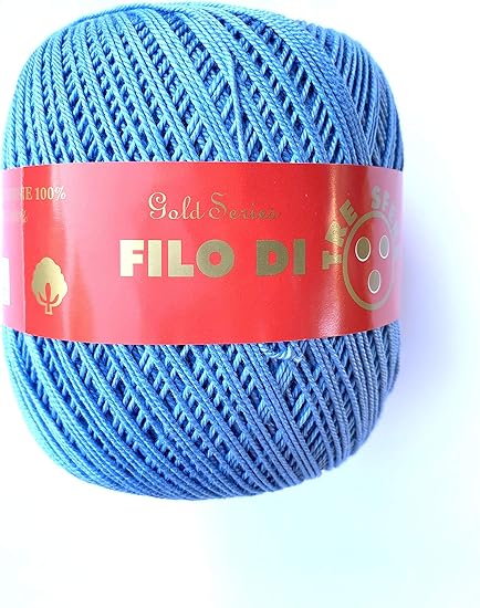 Tre Sfere Cotone Per Uncinetto Numero 5 Filo Di Scozia 100 Grammi 260 Metri 100 Cotone Azzurro Amazon It Casa E Cucina