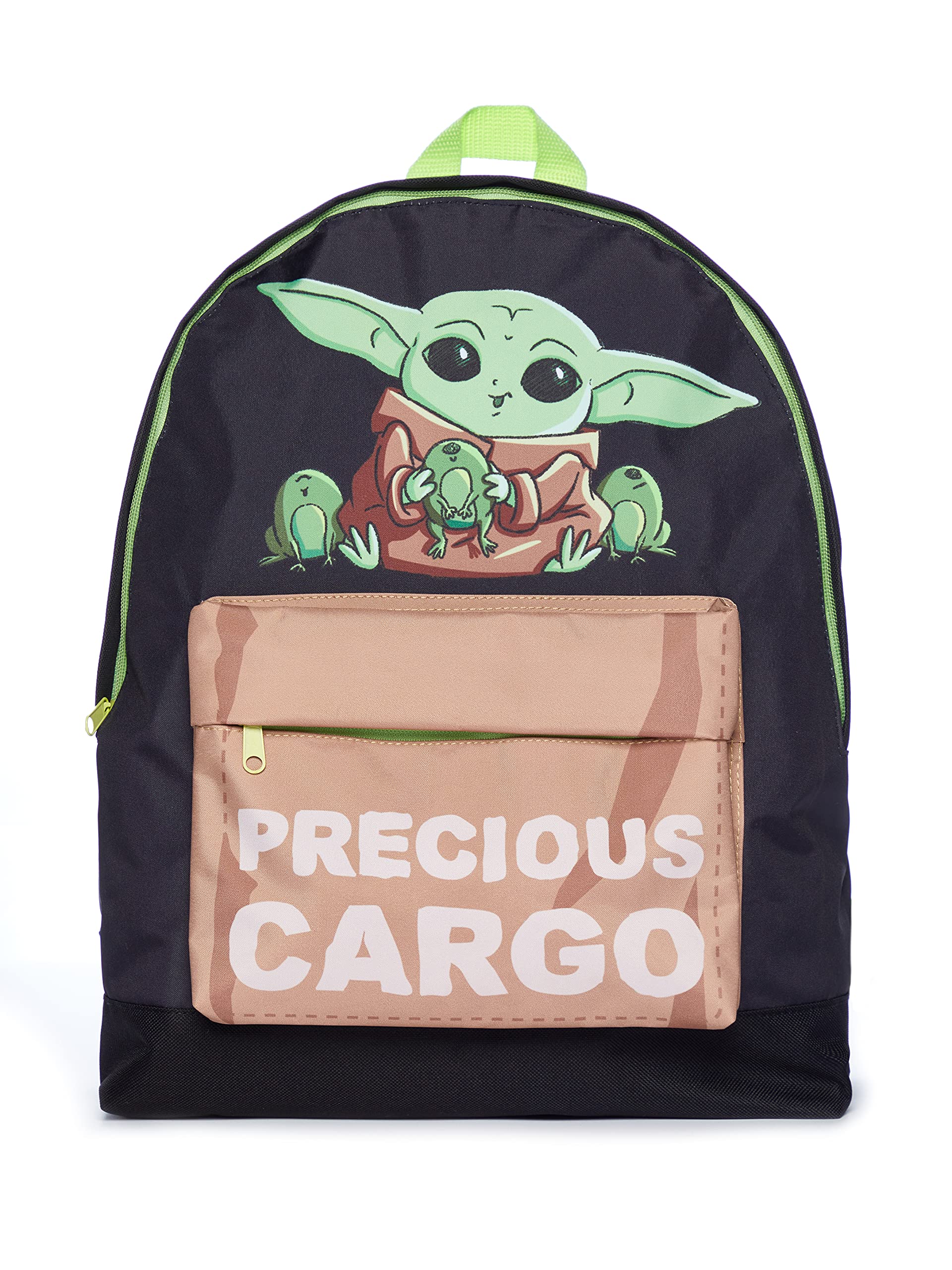 Star Wars The Mandalorian Baby Yoda Precious Cargo Childrens Backpack Black