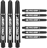 Target Darts Pro Grip Shafts Set of 9 Intermediate 41mm 2BA Black