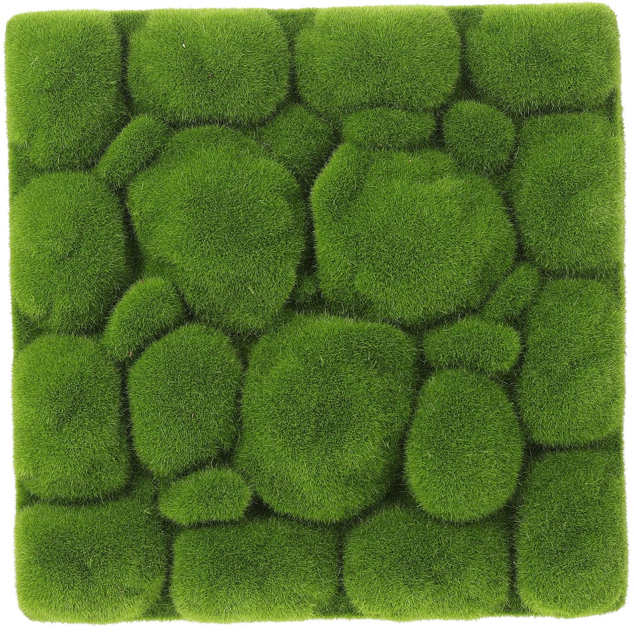 SEWACC 1pc Simulated Foam Mat Artificial Decor Wall Decor Home Green Decorations Faux for Potted Plants Greenery Mats Rug Household Fake