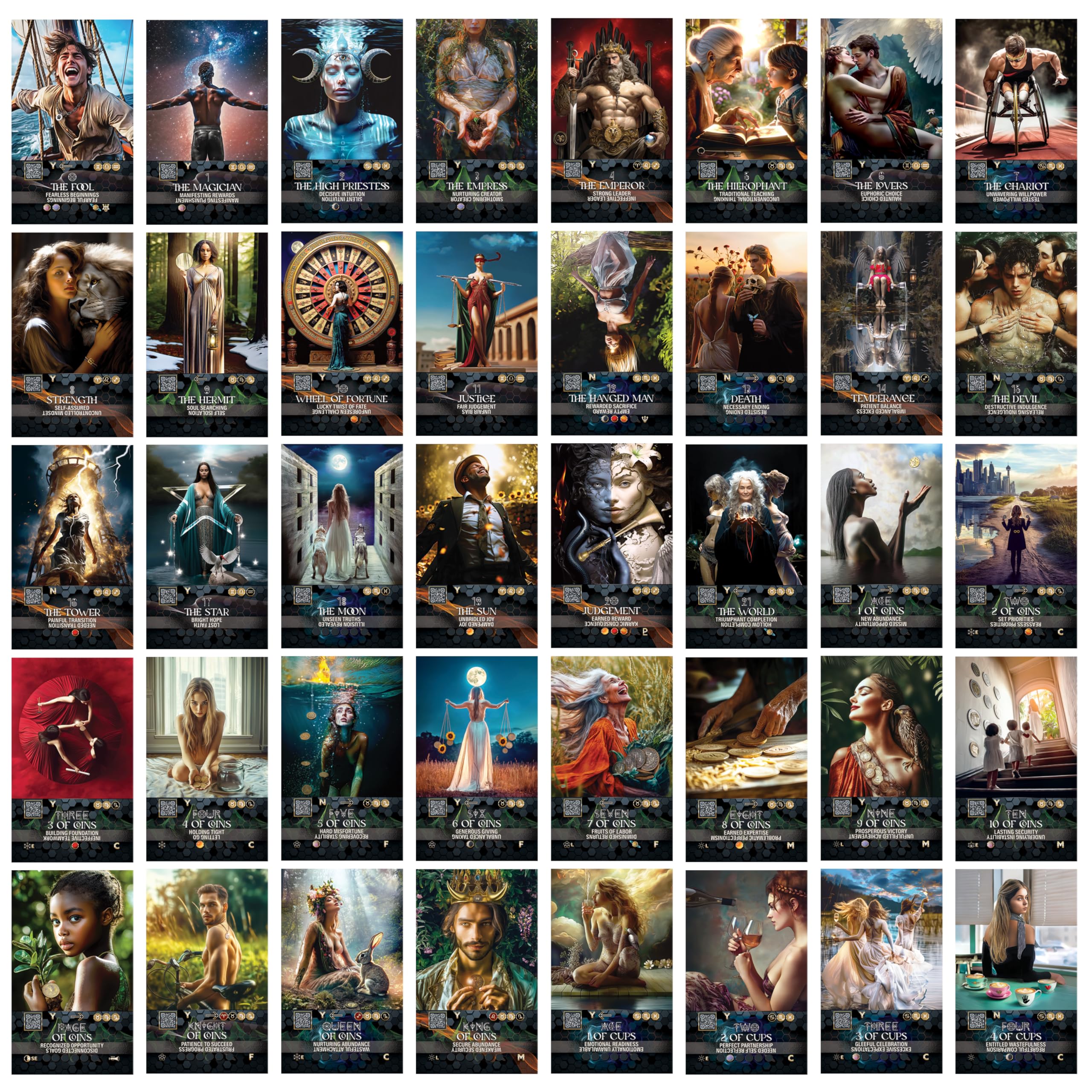 The Talking Tarot Deck & Guide: 78 Cards That Can Read Themselves | Instant, Interactive Readings or Master Tarot in Under 1 Hour with Online Training. Includes Keywords, Reversals, Zodiac Signs