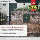 Burg-Wächter MB01G Green Classic Wall Mounted Galvanised Steel Lockable Post Box view 5