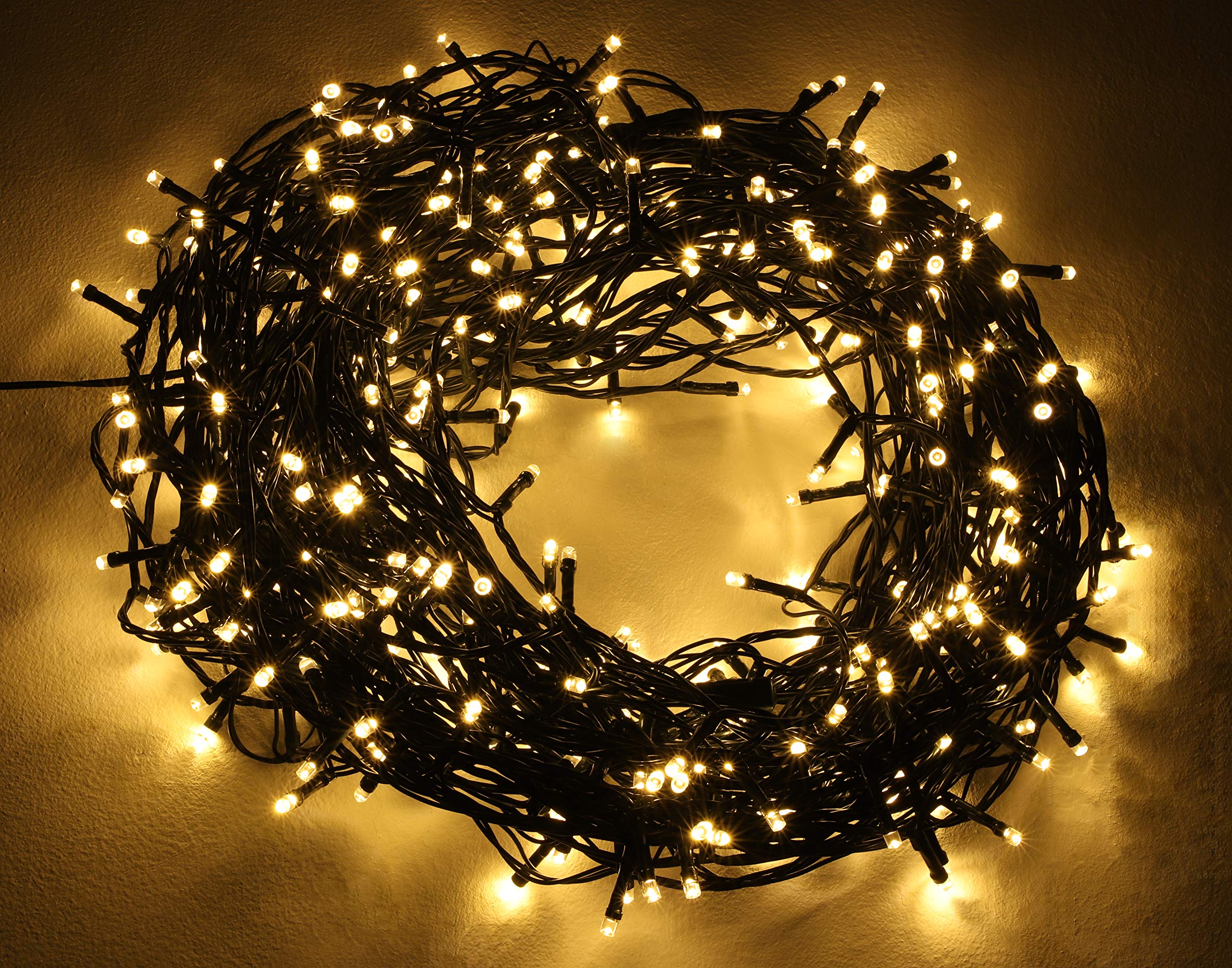 Christmas Concepts® 400 Warm White Super Bright LED Multi Function String Lights - Indoor/Outdoor Lights