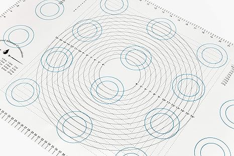 Amazon Com Homenow Silicone Pastry Mat Extra Large Size 20 X