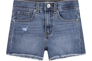 Levi Strauss Signature Gold Girls' High Rise Cut-Off Short