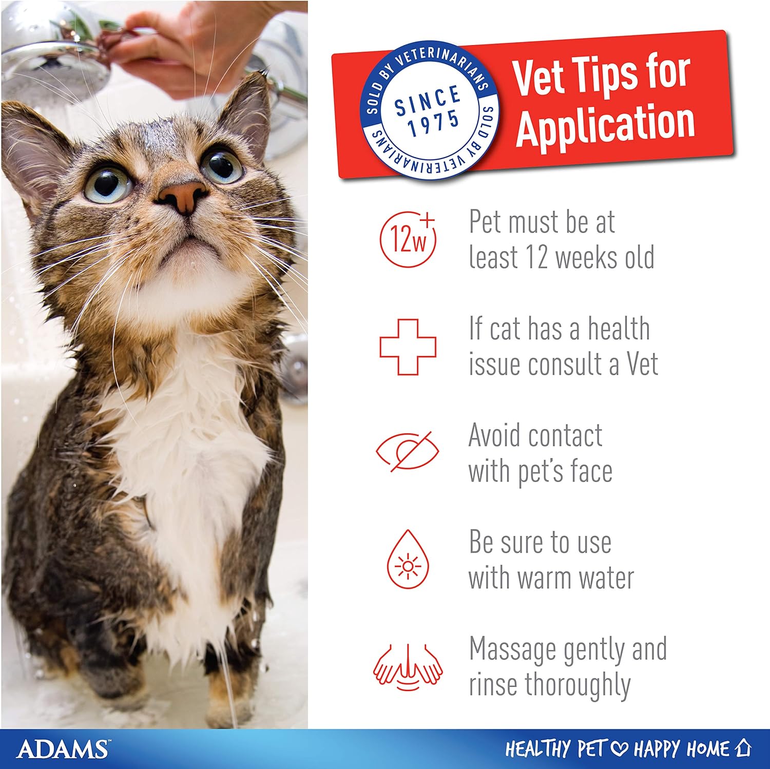 Adams Plus Flea & Tick Shampoo with Precor 12 Ounces : Pet Flea Control Shampoos : Pet Supplies