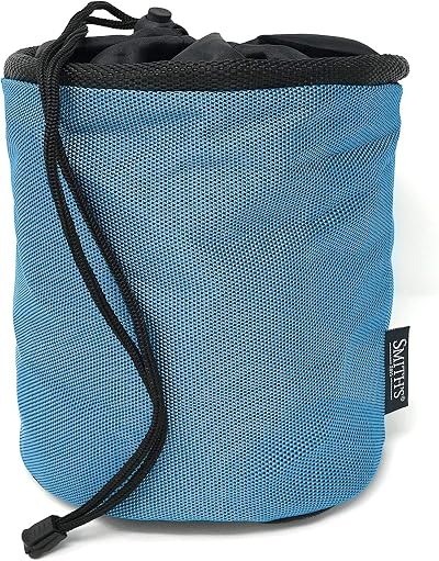 Smith’s Premium Waterproof Peg Bag Blue 28x18x18cm with Carabiner