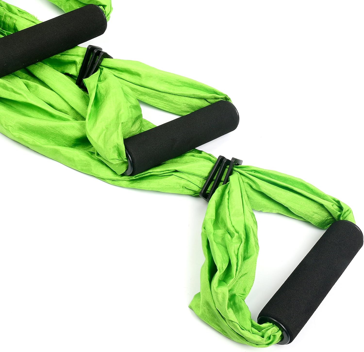 Yaegoo Aerial Yoga Swing Set - Yoga Hammock Swing -Wide Flying Yoga Inversion Tool - Antigravity Ceiling Hanging Yoga Sling - Women Men Kids Arial Acro (Green) : Sports & Outdoors