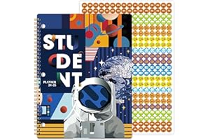 YOUTHAMAZING Student Planner 2024-2025 - Weekly & Monthly School Planner from JULY 2024 - JUNE 2025, 9'' x 11'', School Planner with Twin-Wire Binding, Stickers