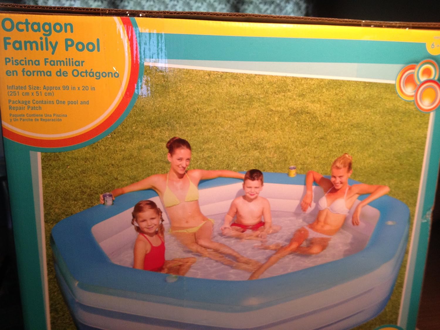 octagon inflatable pool