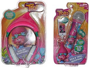 Amazon.com: Trolls DreamWorks Hair-ific Headphones and Rock N
