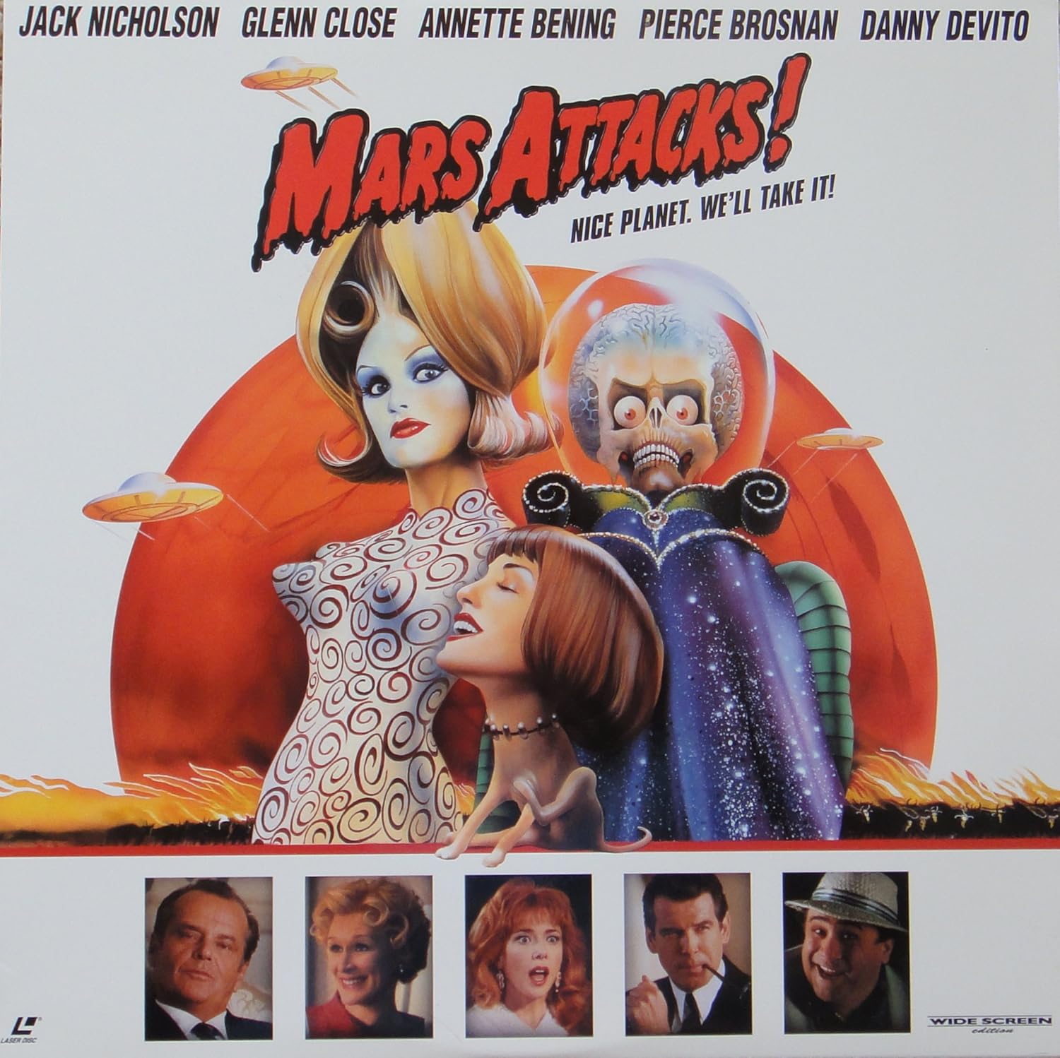 Amazon.com: Mars Attacks!: Jack Nicholson, Glenn Close, Annette Bening