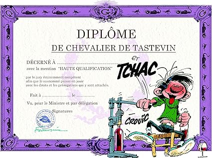 Gaston Lagaffe Gldp 7023 Carte Double Avec Enveloppe Diplome Du Chevalier Du Taste Litre Ouvre Bouteille Vin Rouge Grand Cru Tire Bouchon Alcool Bar A Vin Degustation Soiree Amis Famille Amazon Fr Fournitures De Gaston Lagaffe Gldp 7023 Carte Double Avec Enveloppe Diplome Du Chevalier Du Taste Litre Ouvre Bouteille Vin Rouge Grand Cru Tire Bouchon Alcool Bar A Vin Degustation Soiree Amis Famille Amazon Fr Fournitures De