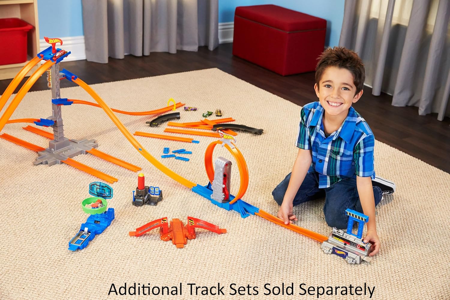 hot wheels blm20 track builder essentials curve pack