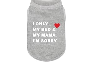 ZIAGAOP Stylish Cotton Dog Shirt with Print, Soft & Breathable, All-Season Comfort, Fits Most Breeds - Perfect Pet Apparel for Small, Medium, Large Dogs.Grey&s