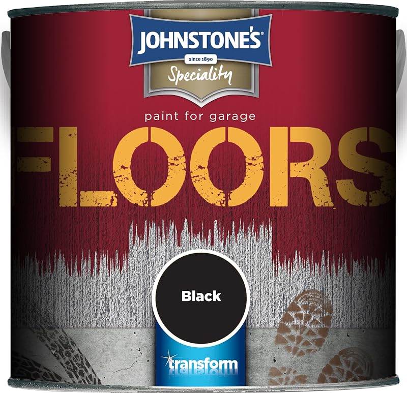 Johnstone's Garage Floor Paint Black 2.5L