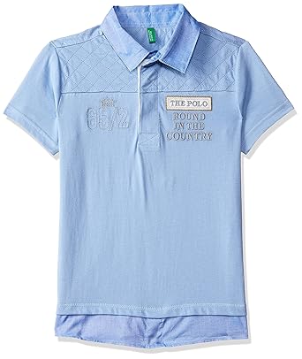 Boys Regular Fit Plain Polo