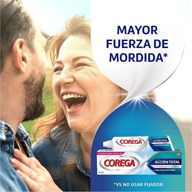 Acción Total, Crema Fijadora Prótesis Dentales, 70 g