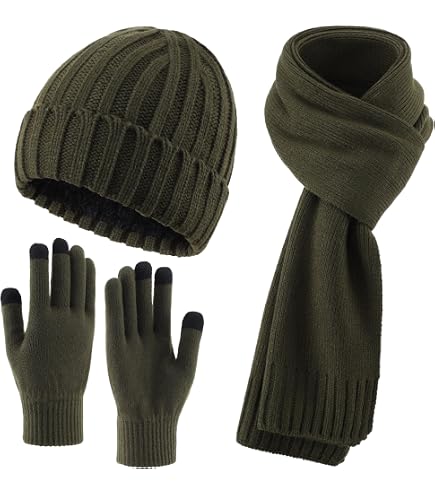 3 in 1 Thermal Winter Gear | Glove Scarf Hat Set  display picture 3