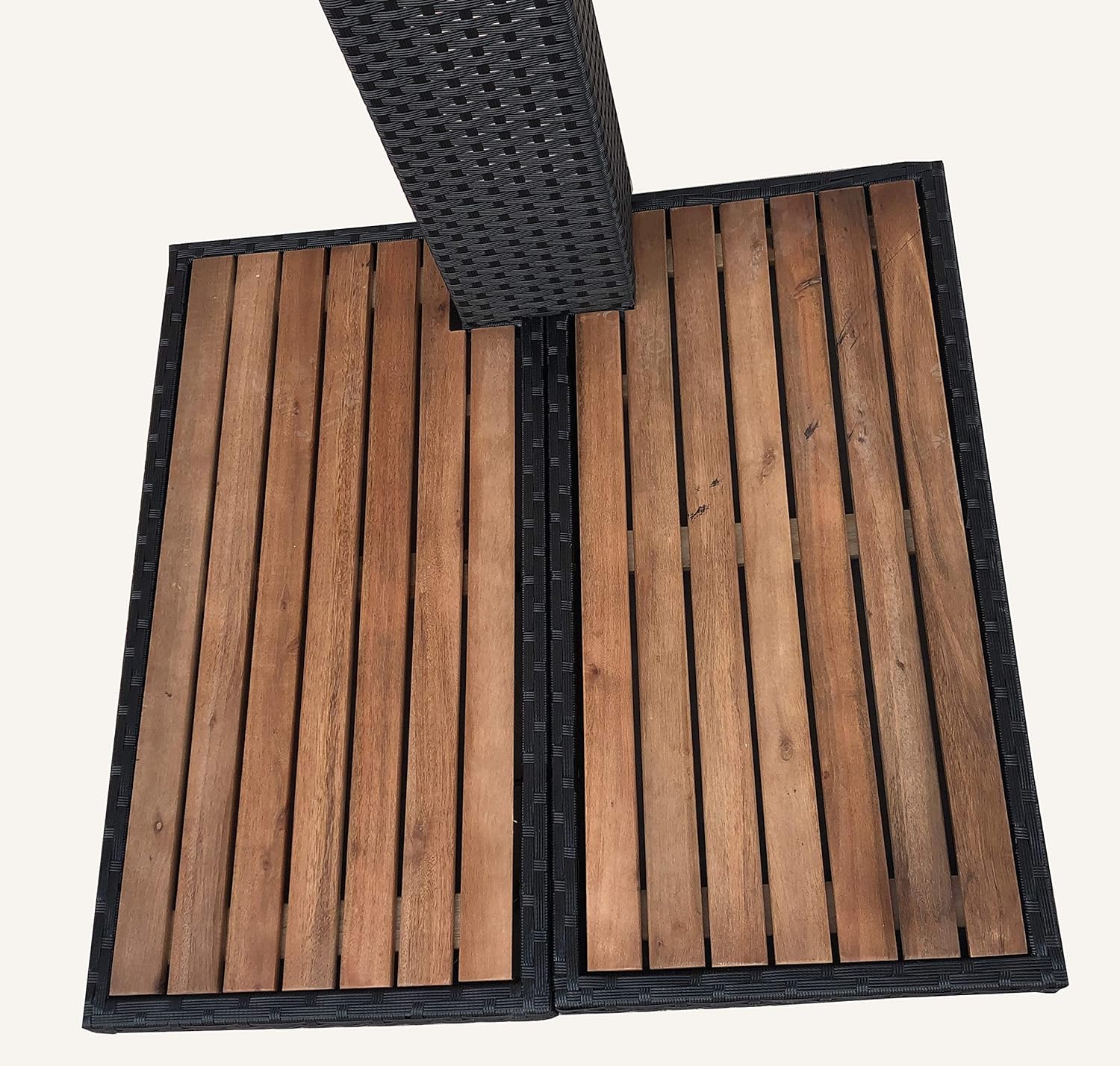 Luxurygarden Doccia Da Giardino Esterno Per Piscina In Rattan Con Pedana In Legno Balau E Soffione Utensili Per Il Giardinaggio Giardino E Giardinaggio Bepco Ee Pedana Per Doccia Esterna