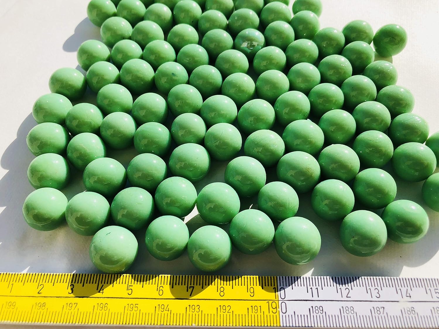 Palline Di Vetro Verde Trasparente - 16mm, 500g - Per Decorazioni E Fai Da Te - Foto 5