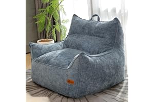 UODERS Giant Bean Bag Chair with Armrests for Adults, Teens, Kids, Comfy Sofa Chair for Living Room Bedroom Reading, Beanbag 