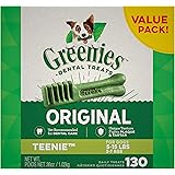 Greenies Original Teenie Natural Dental Dog Treats (5-15 lb. Dogs)