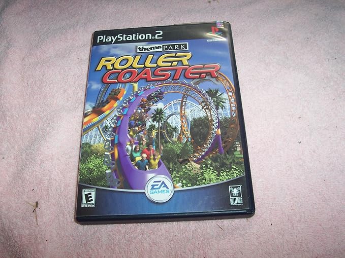 Theme Park Roller Coaster PlayStation 2 playstation 2 Computer and