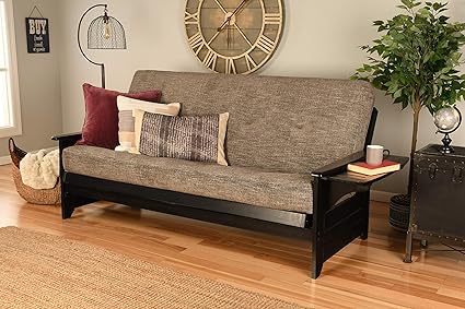 Amazon.com: Kodiak Furniture Phoenix Full-Size Futon Set in Black