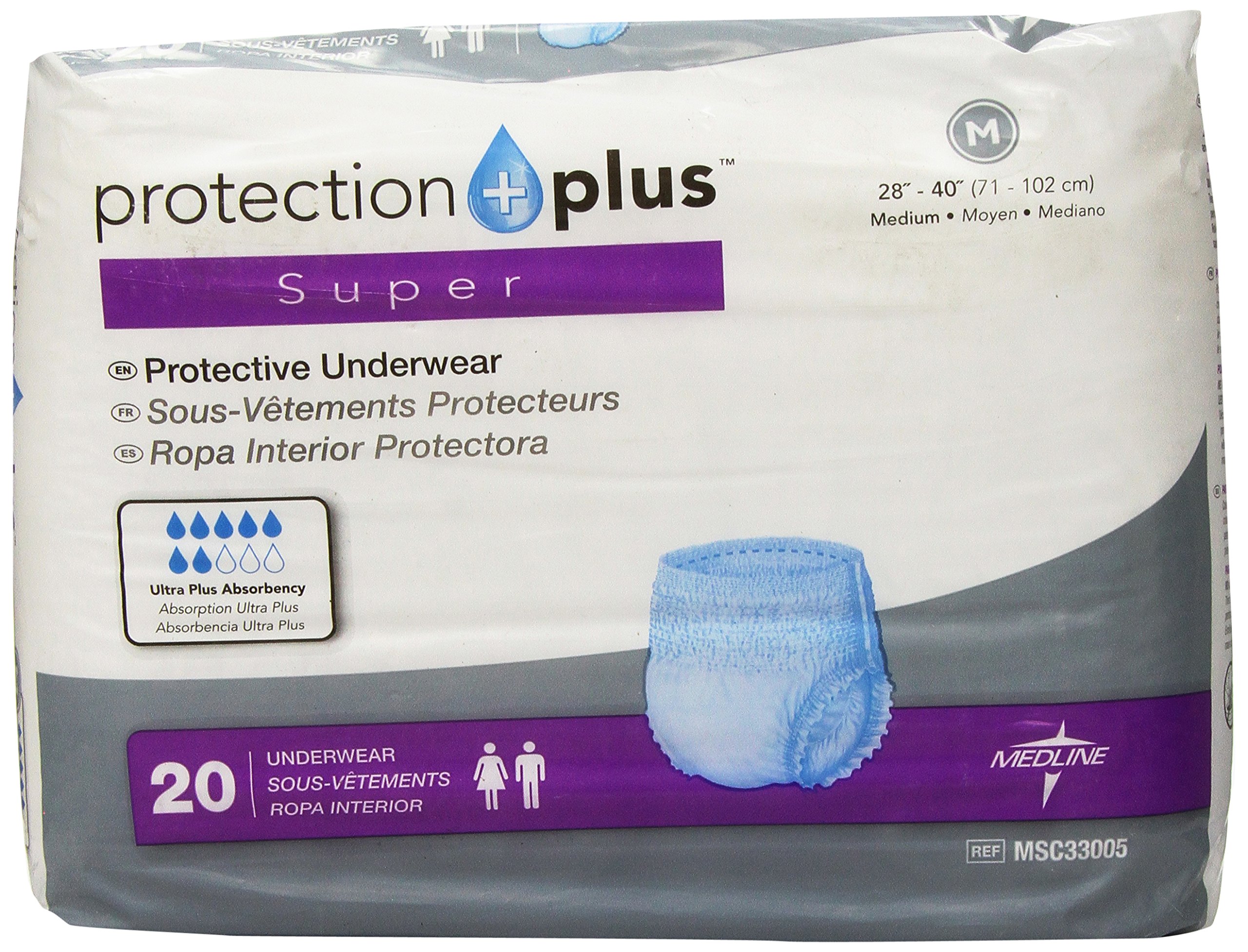 Medline MSC53005H Protection Plus Overnight Protective