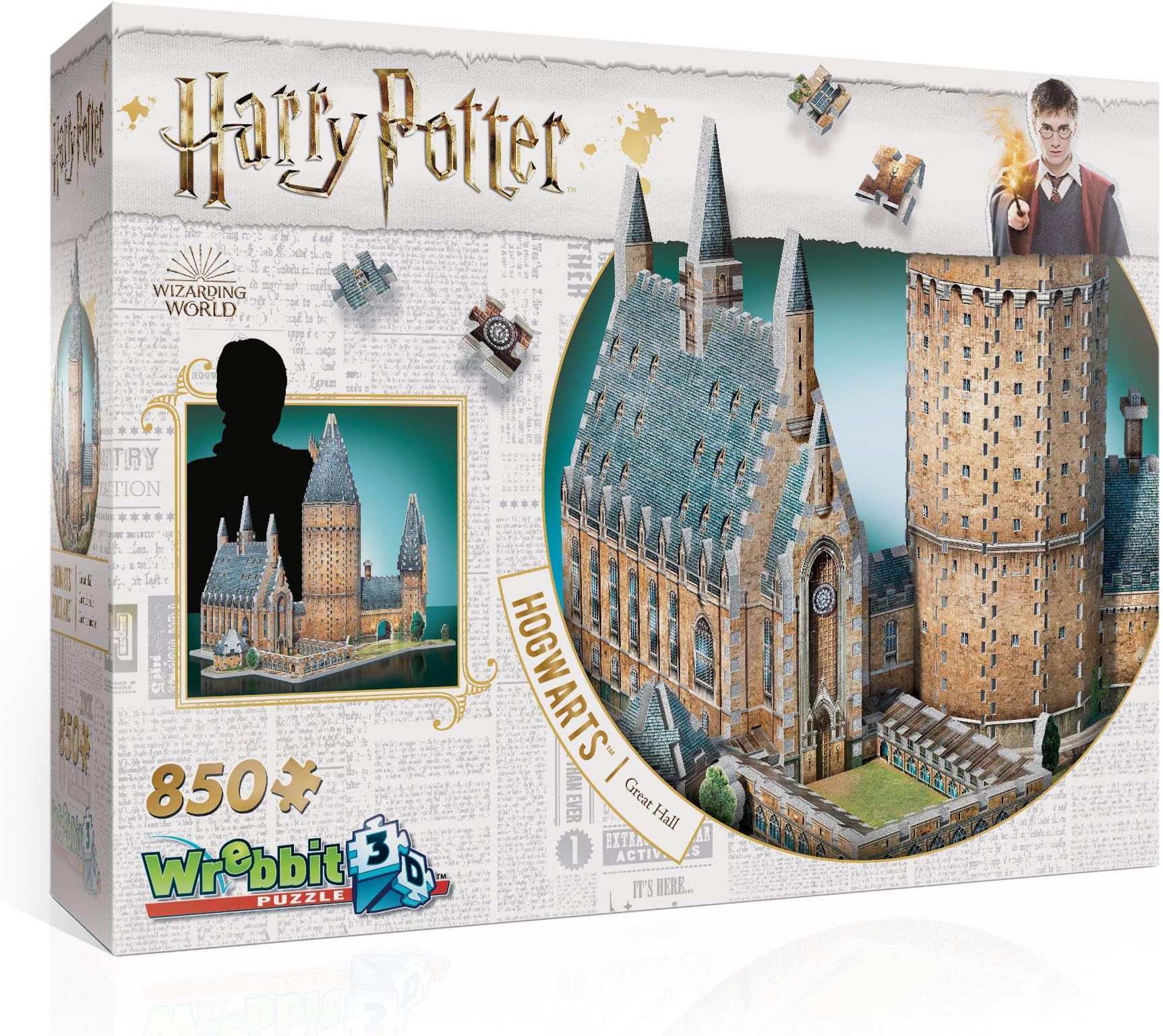 Wrebbit Harry Potter: Hogwarts Great Hall 3D Jigsaw Puzzle