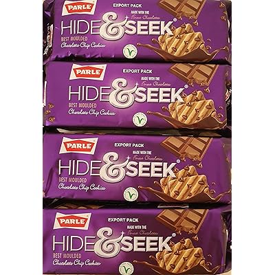 Buy Parle Hide Seek Chocolate Chip Cookies Pack Of 4 Online In Ghana B00jcag184