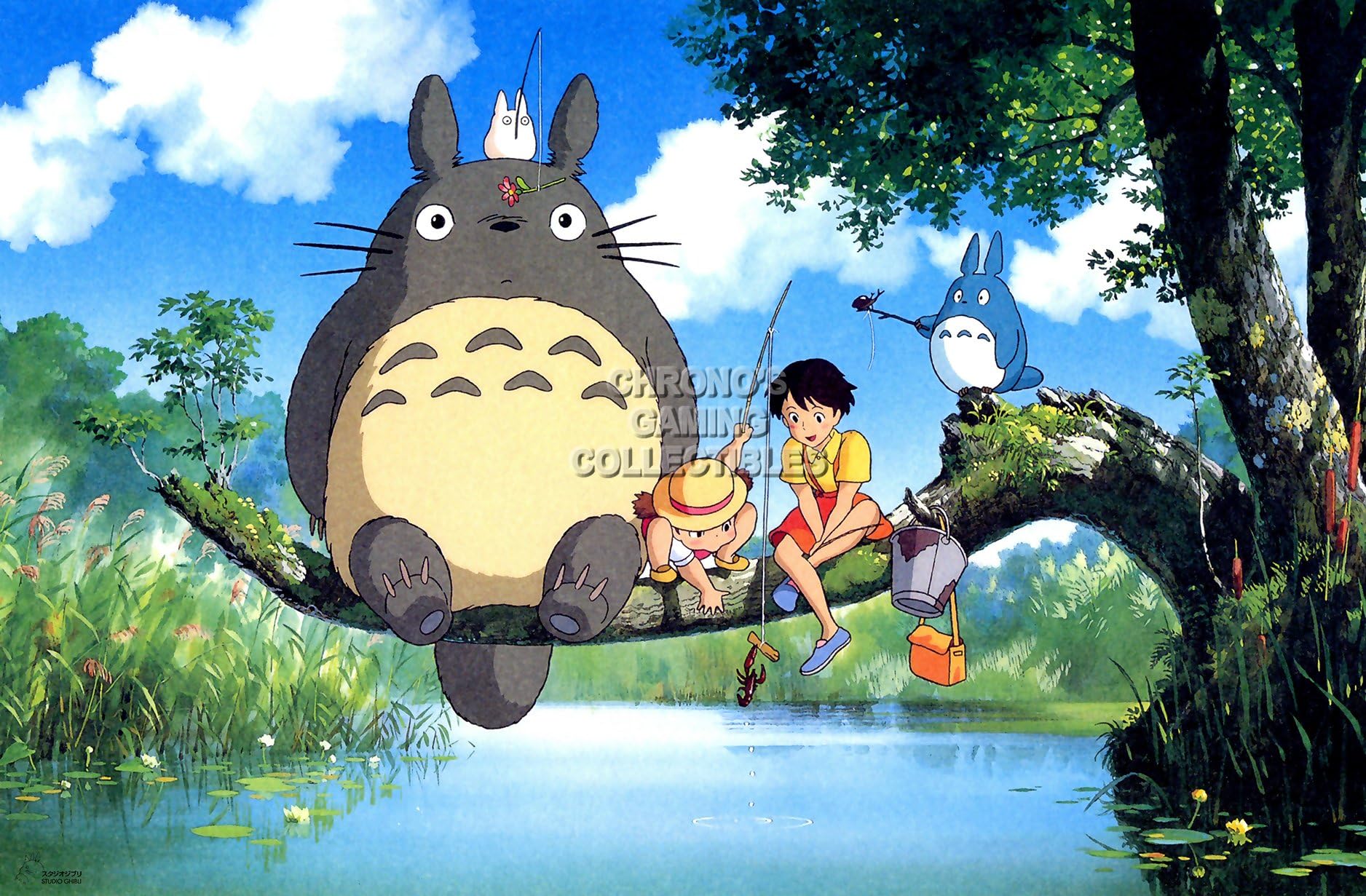 CGC Huge Poster GLOSSY FINISH - My Neighbor Totoro Movie Poster Studio Ghibli - STG048 (16" x 24" (41cm x 61cm))