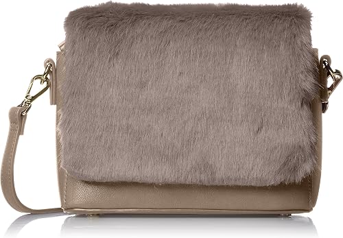 Amazon ヒッチハイクマーケット ショルダーバッグ Omekashi Furショルダーバッグ 10m17a A021 1 グレー ショルダーバッグ