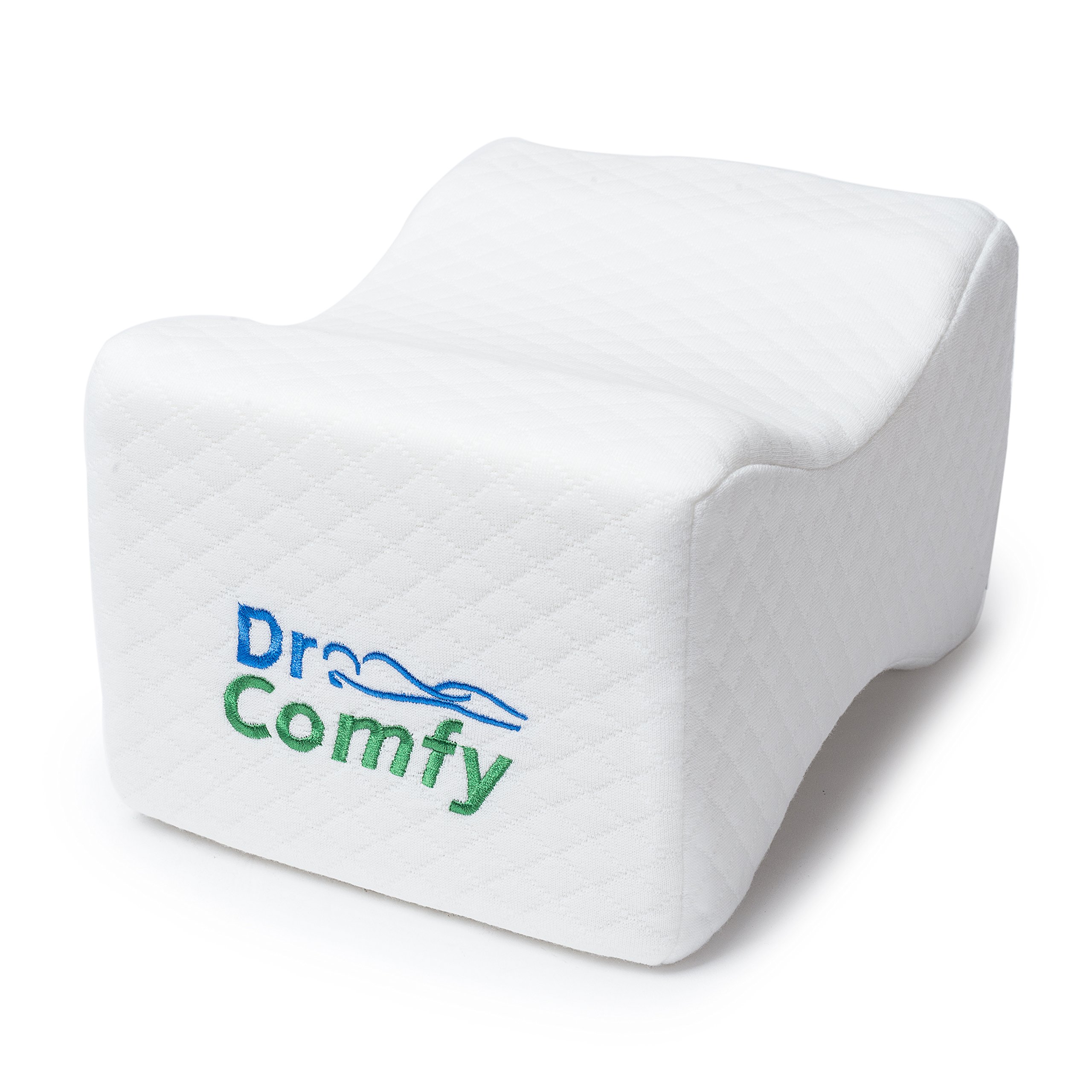 Dr. Comfy Knee Memory Foam Support Pillow For Side Sleepers Pain
