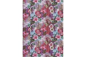 L.R. RESOURCES INC LR Home Queen Size Boho Lightweight Bedspread Coverlet, 92" x 96", Red/Multicolor