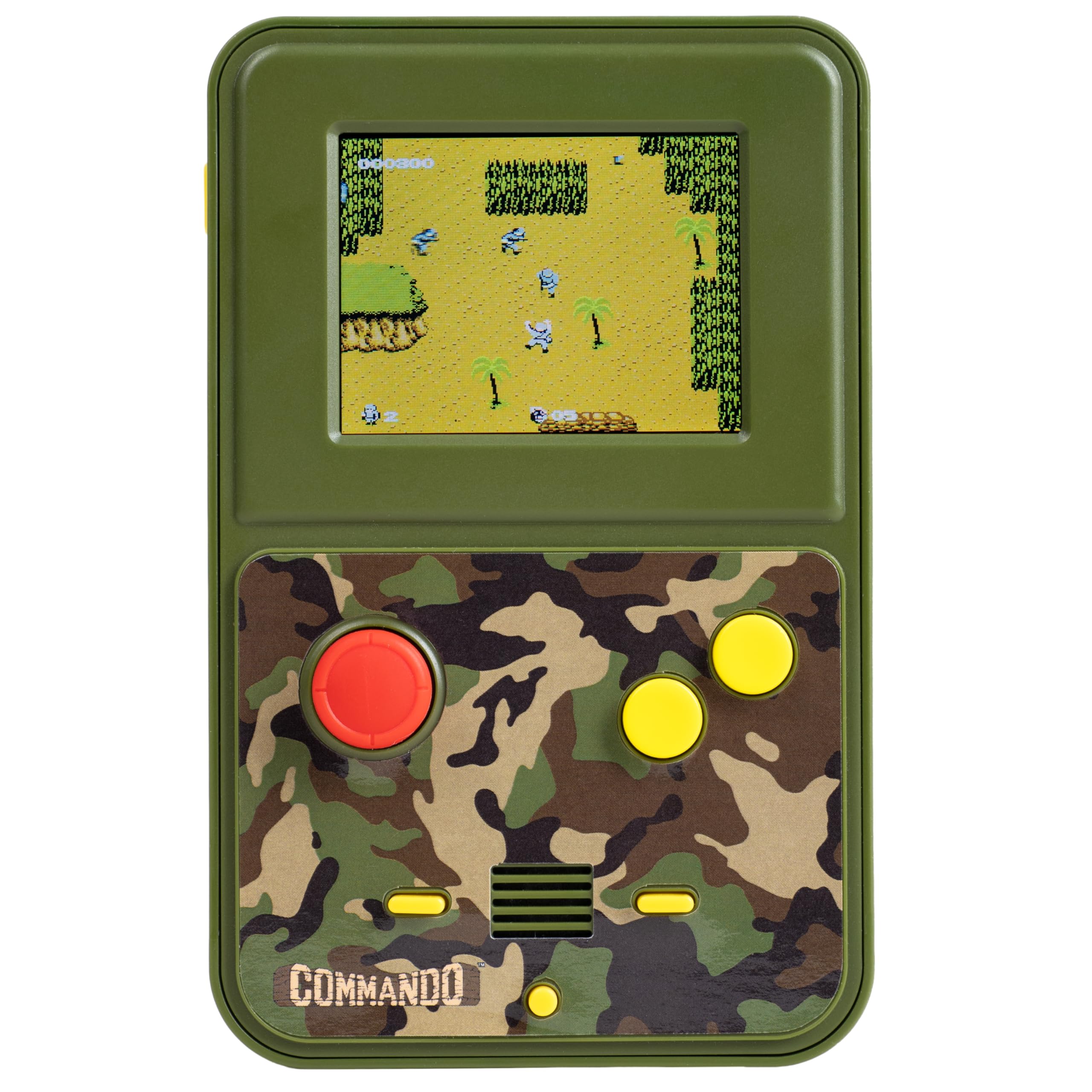 Fizz Creations Commando Colour Handheld. Retro Classic Arcade Game. Full Colour Graphics Original Sounds. Battery Operated. Retro Gaming Gift.