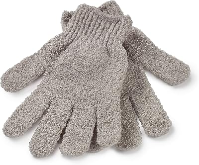 Manicare Exfoliating Gloves Loofah Shower Bath Mitt One Size