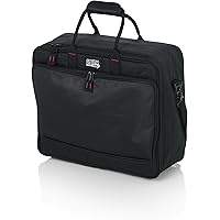 Auray MXB-1212B Padded Nylon Mixer Bag – 12x12x5.5" Protective Case With Straps & Pockets