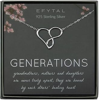 Amazon.com: EFYTAL Grandma Gifts, 925 