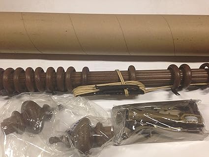 Amazon Com Kirsch Brentwood 1 3 8 Decorative Traverse Drapery