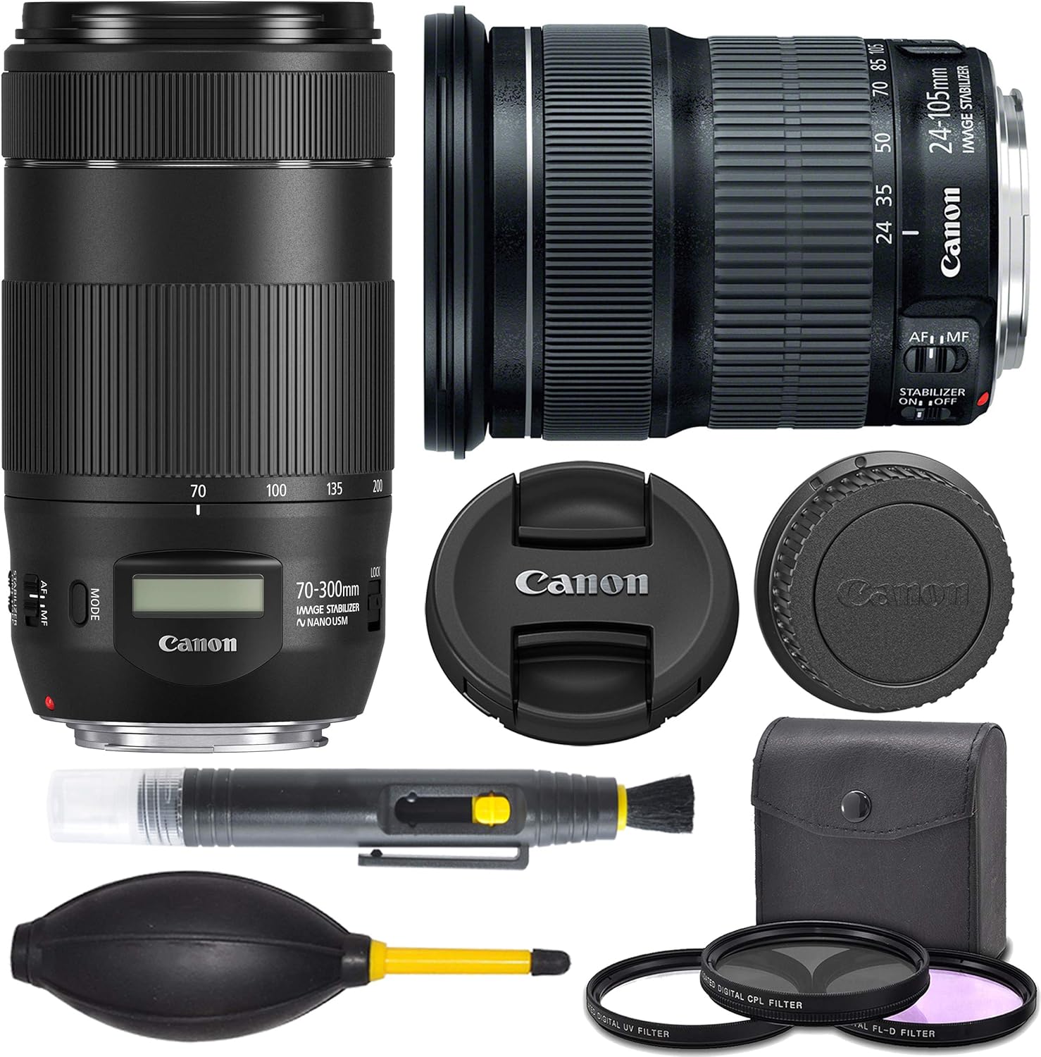 AOM Full Frame Canon EF 24-105mm And EF 70-300mm Bundle 