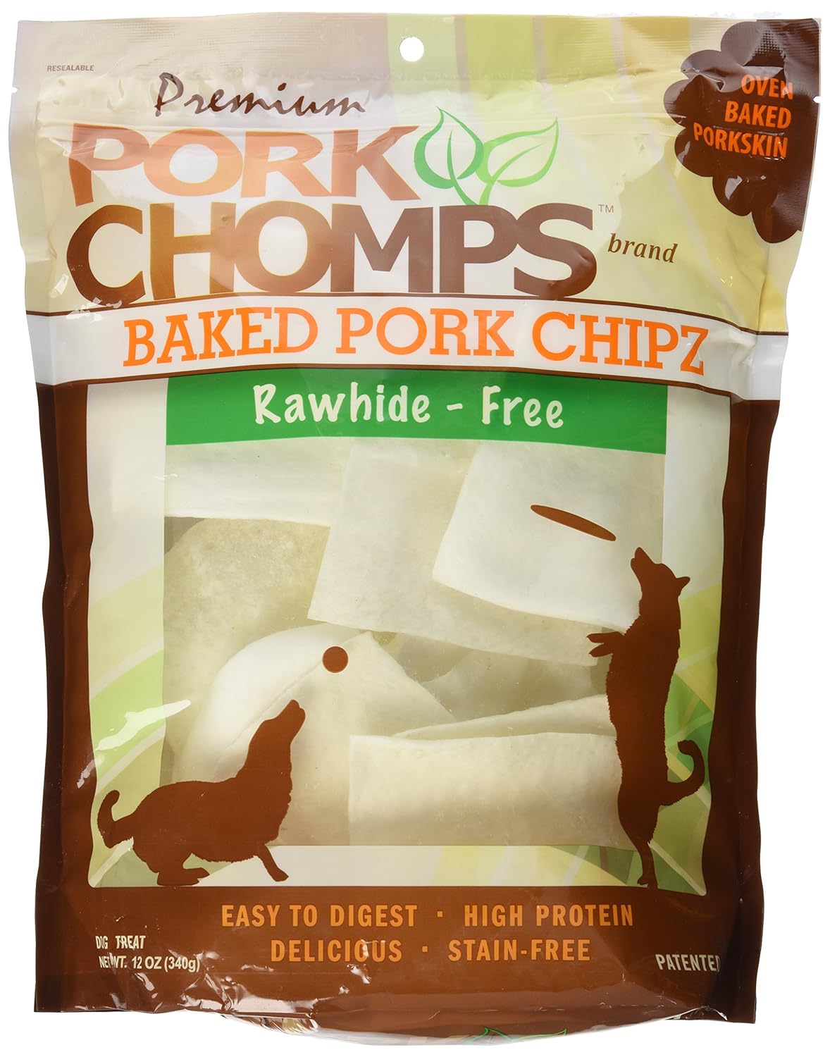 Scott Pet Products - Custom Bundle - Premium Pork Chomps Baked Chips and Premium Pork Chomps Roasted Pork Ears