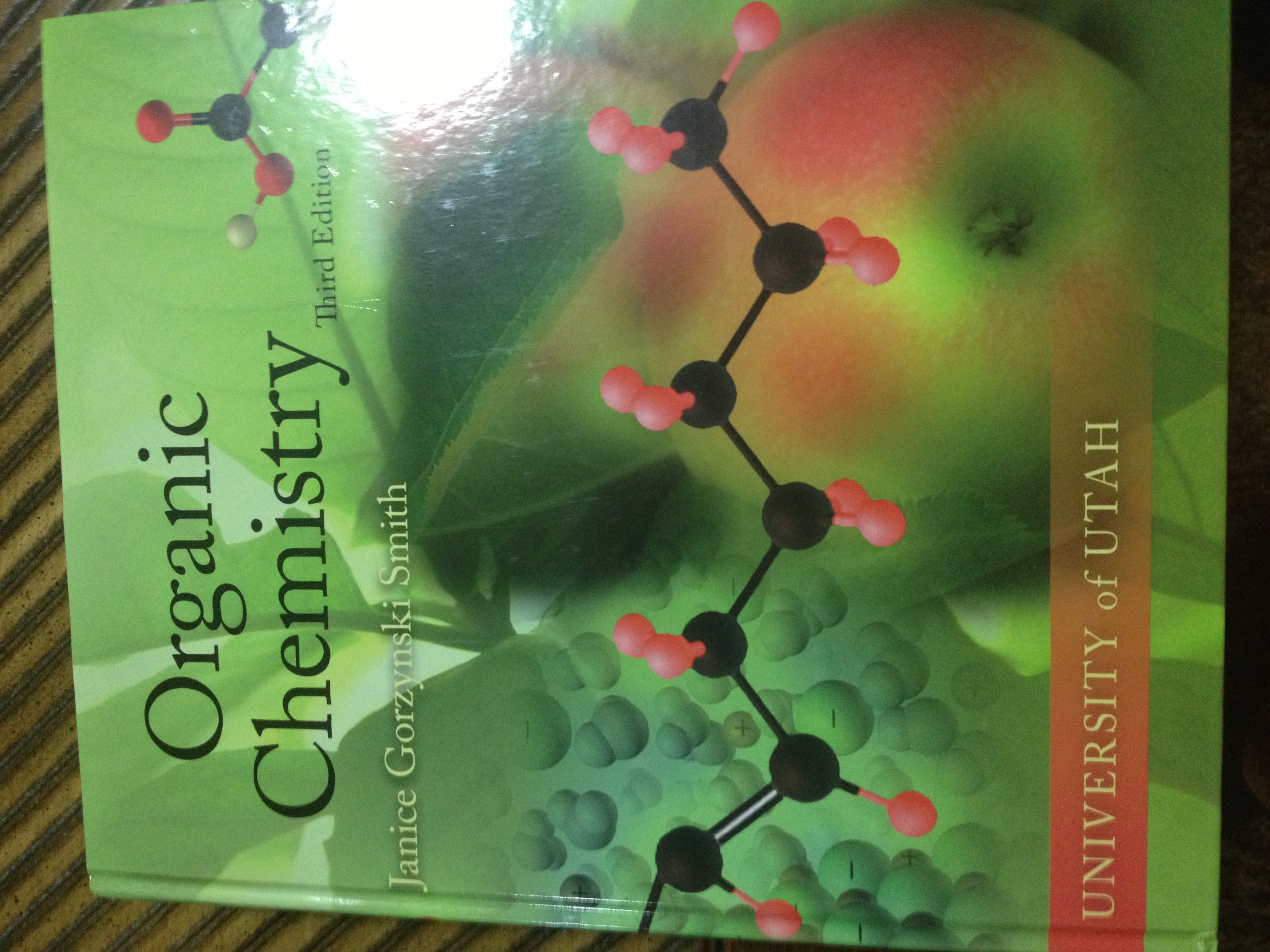Organic Chemistry - University of Utah with Solutions Manual: Janice  Gorzynski Smith: 9780077540104: