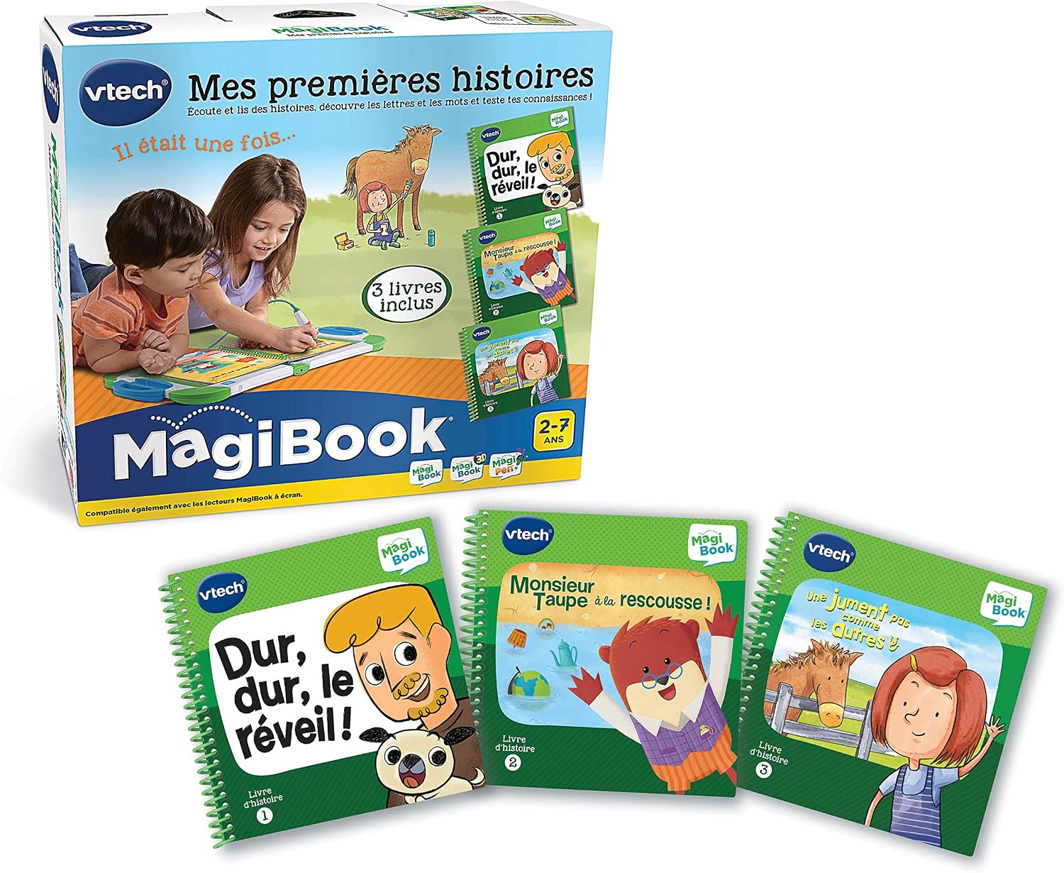 VTech – MagiBook – My First Learning Kindergarten – Pack of 3 Books, Educational Books